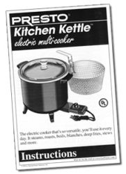 presto kitchen kettle deep fryer