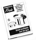 Pressure Cooker Instruction/Recipe Book