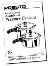 Presto 6 Quart Aluminum Pressure Cooker