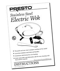 Stainless Steel Electric Wok - Woks - Presto®