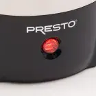 A close-up of the signal light on the 6-cup Stainless Steel Coffee Maker.