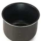 The electric pressure cooker's removable pot.