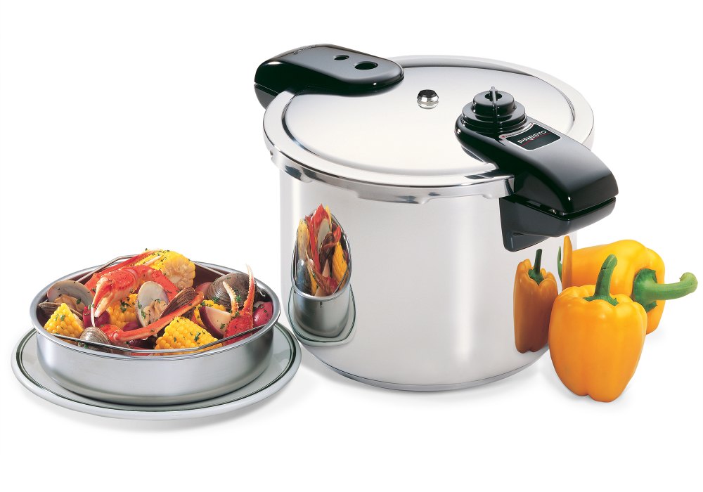 8-Quart Stainless Steel Pressure Cooker