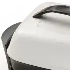 A close-up of the 11-inch Electric Skillet's high dome cover.