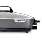 A close-up, profile of the 16-inch Electric Slimline Skillet.