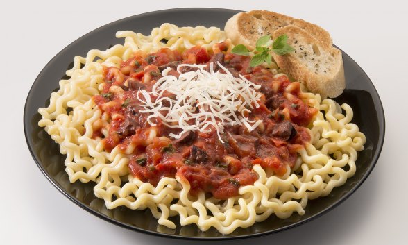 Pasta with Roasted Garlic Tomato Sauce