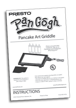 Instruction Booklet - Griddles - Presto®