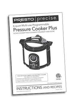 6-quart Programmable Electric Pressure Cooker Plus