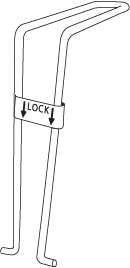 Basket Handle with Lock