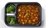 Canned Soup/Stew with Broccoli Florets