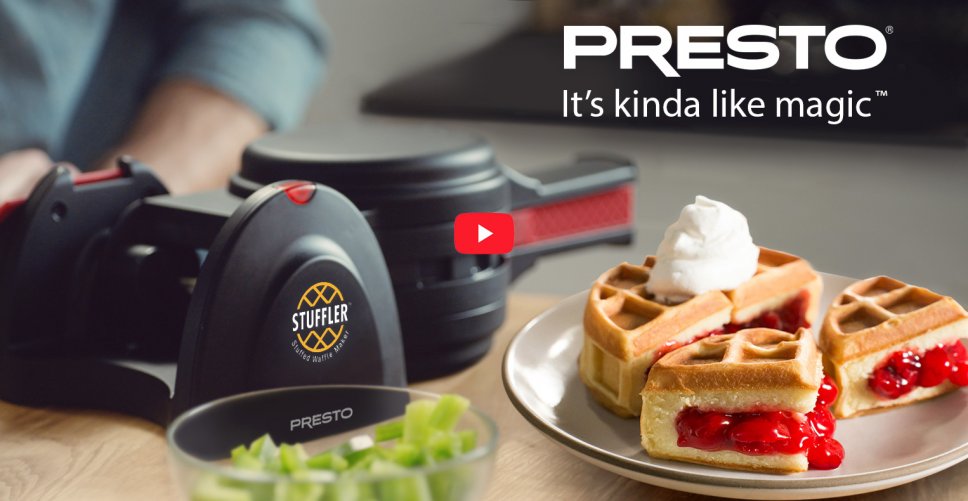 Stuffler® stuffed waffle maker