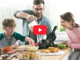 Link to a video about the Presto Stuffler stuffed waffle maker.