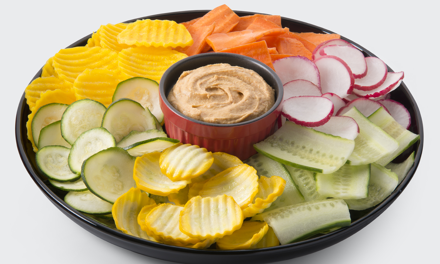 Sliced Veggies with Hummus - Slicer/Shredders - Recipes - Presto®