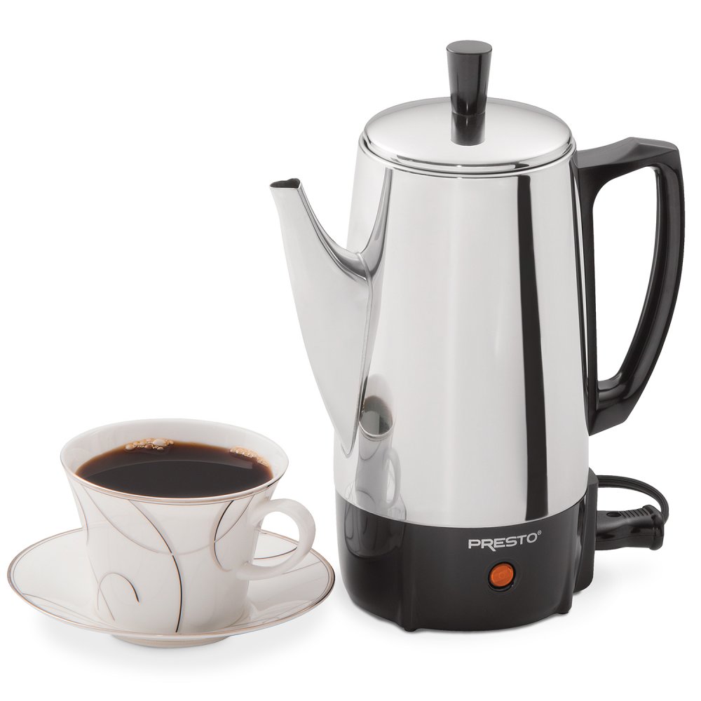 6-Cup Stainless Steel Coffee Maker