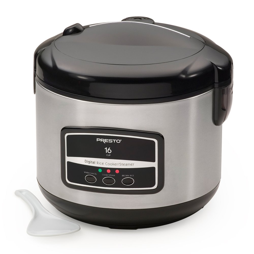 16-Cup Digital Stainless Steel  Rice Cooker/Steamer