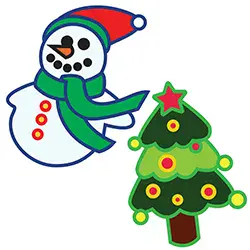 81586 Tree/Snowman Template for the PanGogh Pancake Art Griddle
