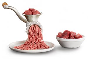 Image of grinder and meat
