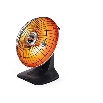 The 0792801 HeatDish Plus Tilt parabolic electric heater.