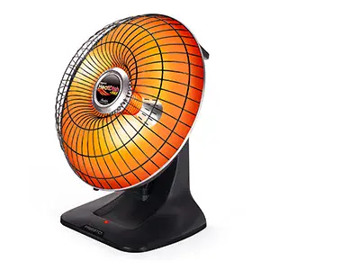 The 0792901 HeatDish Plus Tilt parabolic electric heater