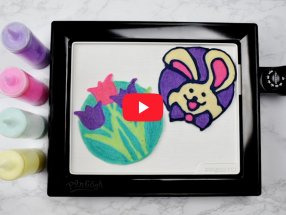 Presto® PanGogh® Pancake Art Flower/Rabbit Template