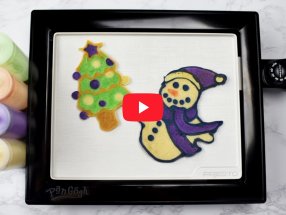 Presto® PanGogh® Pancake Art Tree/Snowman Template