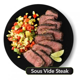 Sous Vide Steak on a plate