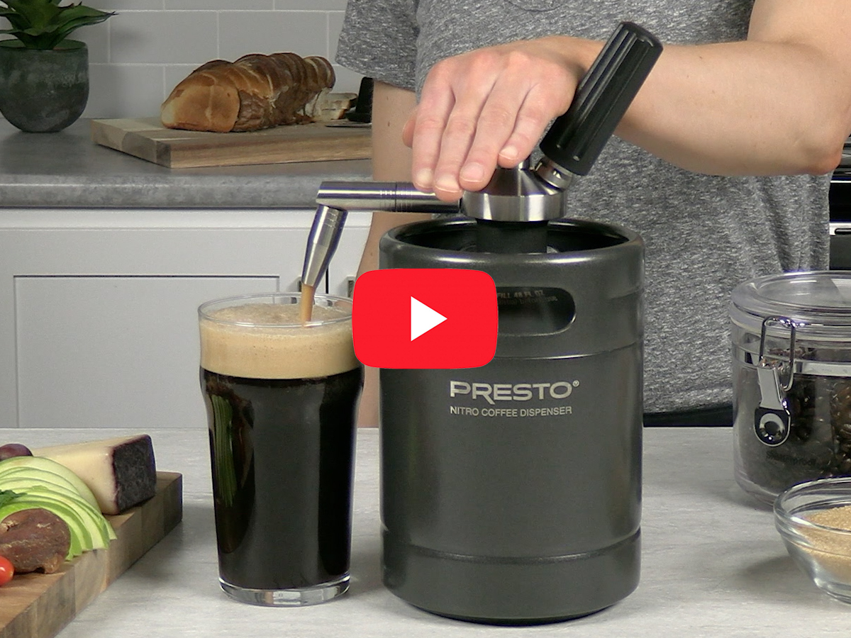 Presto® Nitro Coffee Dispenser - Product Info - Video - Presto®