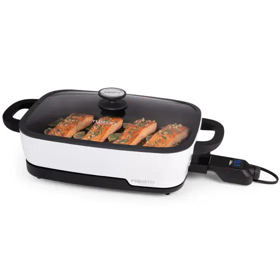 06854 Presto Precise 16-inch Tuxedo digital precision skillet multi-cooker.