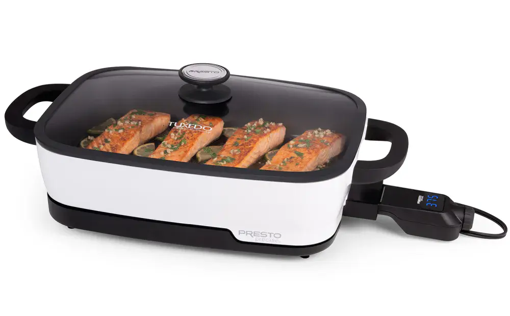 06854 Presto Precise 16-inch Tuxedo digital precision skillet multi-cooker.