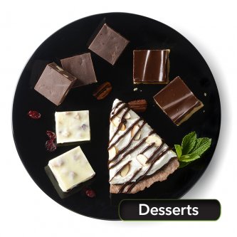 Instruction Manuals Desserts on a plate