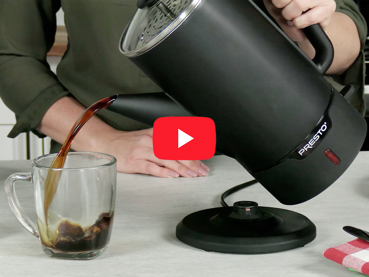 Presto 12-Cup Cordless Coffee Maker - seasonscamping