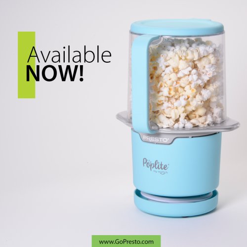 The Presto PopLite&reg; My Munch&trade; hot air popper: The perfect popper&nbsp;for health-conscious snackers
