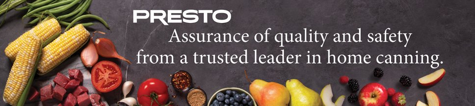 Assurance of quality and safety from a trusted leader in home canning.