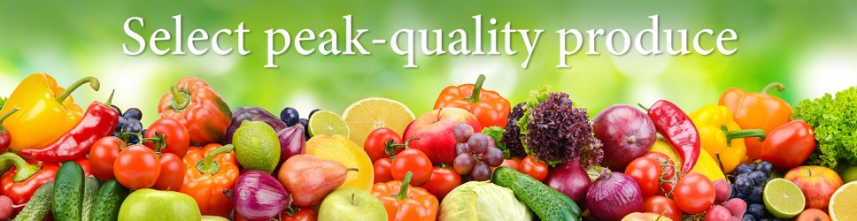 Select pear-quality produce