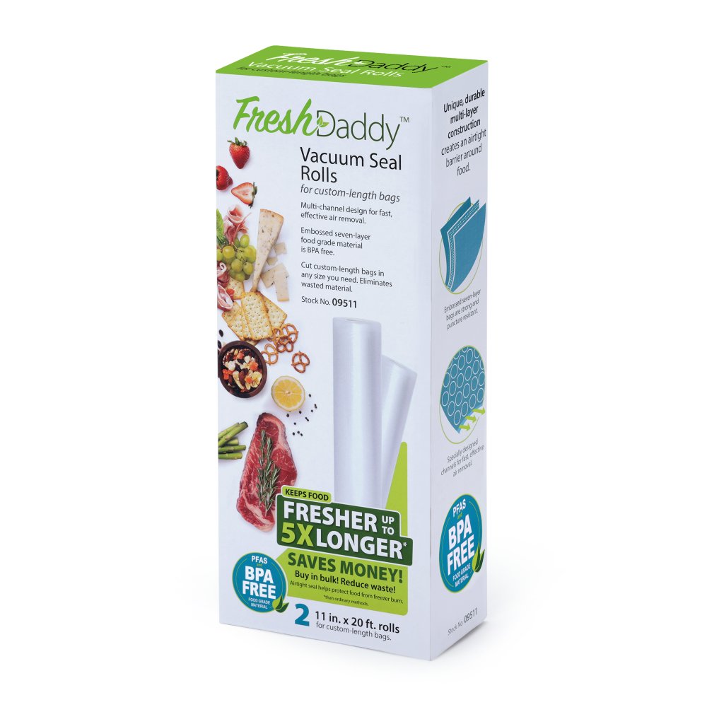 FreshDaddy™ 11-inch by 20-foot Vacuum Seal Rolls