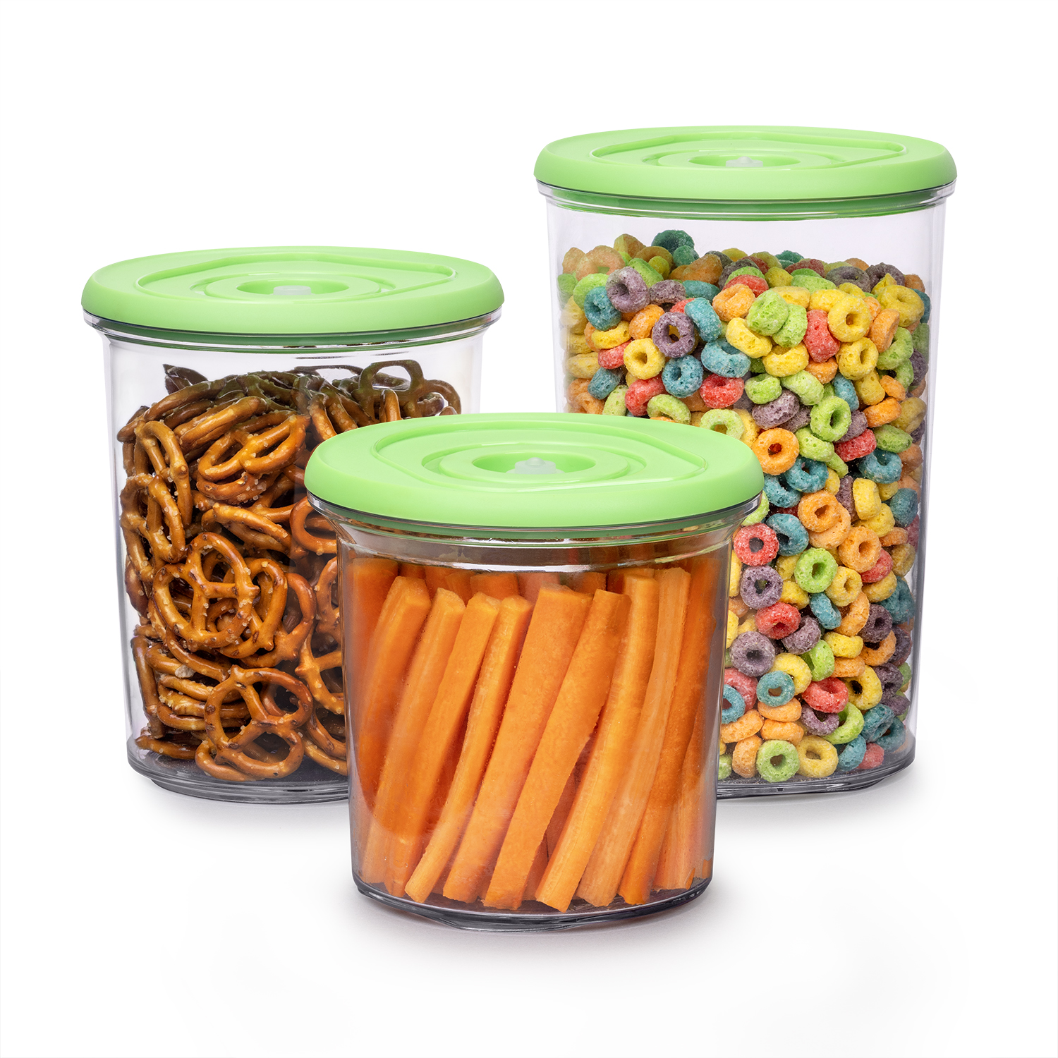 Fresh Produce Vegetable Fruit Storage Containers BPA-free,3Piece