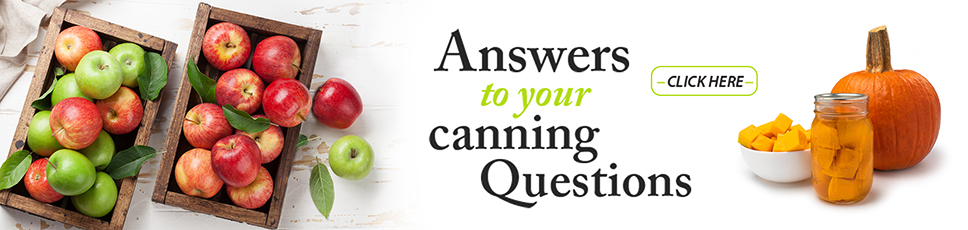 Answers to your Canning Questions
