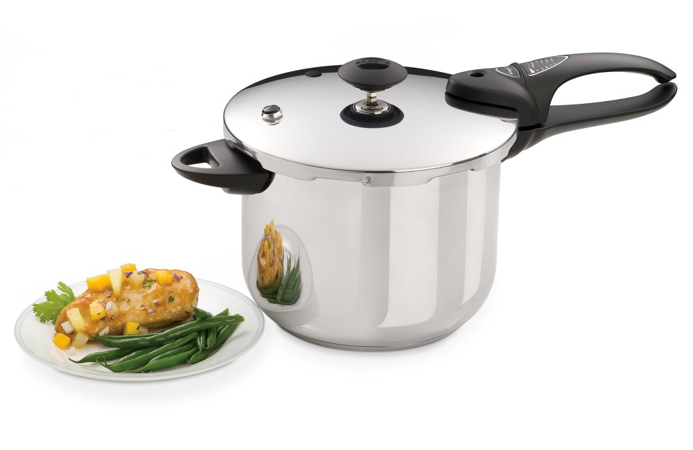 6-Quart Stainless Steel Pressure Cooker