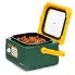 The 8-Quart Nomad Traveling Slow Cooker with the cover open and chicken wings in the pot.