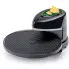 The Pizzazz Plus rotating pizza oven with nothing on the baking pan.