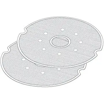 06314 Nonstick Mesh Screens.