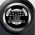 A close-up of the LED display of the Presto Precise 16-Quart Digital Pressure Canner.