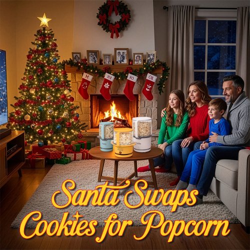 When Santa Swaps Cookies for Popcorn