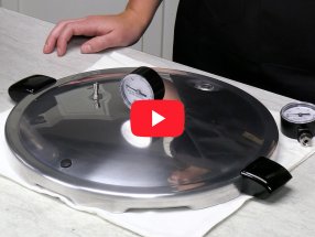 Link to a video demonstrating how to replace the cover parts on a Presto Stovetop Pressure Canner.