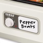 Close-up of the slow cooker's dry erase board.