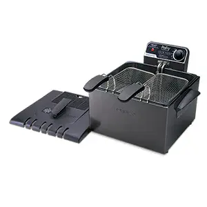 0548916 Black Stainless Steel Dual Basket ProFry immersion element deep fryer.
