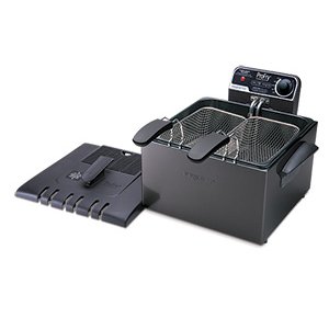 0548916 Black Stainless Steel Dual Basket ProFry immersion element deep fryer.