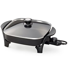 0662602 11-inch Electric Skillet with Glass Cover.