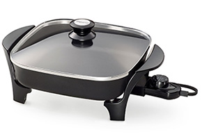 0662602 11-inch Electric Skillet with Glass Cover.