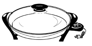 0684201 Electric Skillet and Server